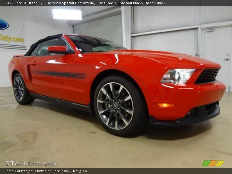 Race Red / Charcoal Black/Carbon Black 2012 Ford Mustang C/S California Special Convertible
