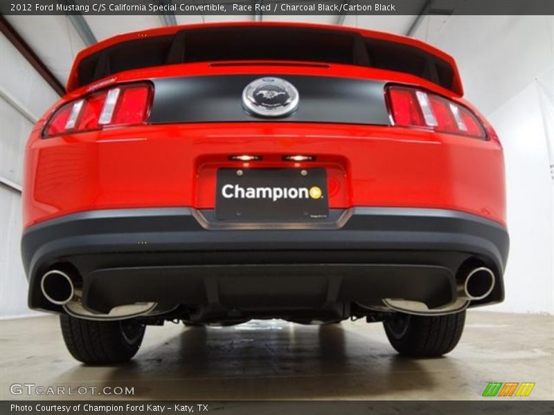 Race Red / Charcoal Black/Carbon Black 2012 Ford Mustang C/S California Special Convertible