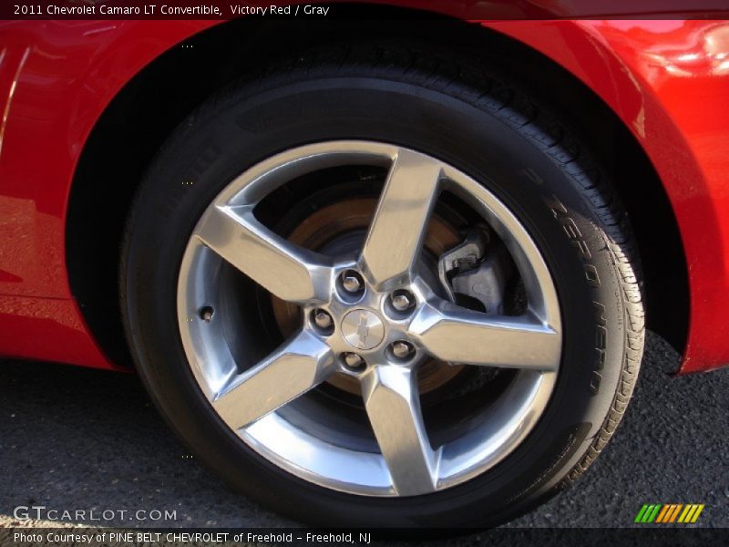Victory Red / Gray 2011 Chevrolet Camaro LT Convertible
