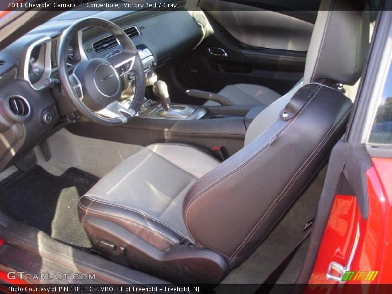 Victory Red / Gray 2011 Chevrolet Camaro LT Convertible