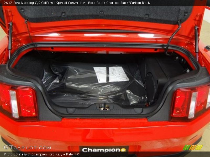 Race Red / Charcoal Black/Carbon Black 2012 Ford Mustang C/S California Special Convertible