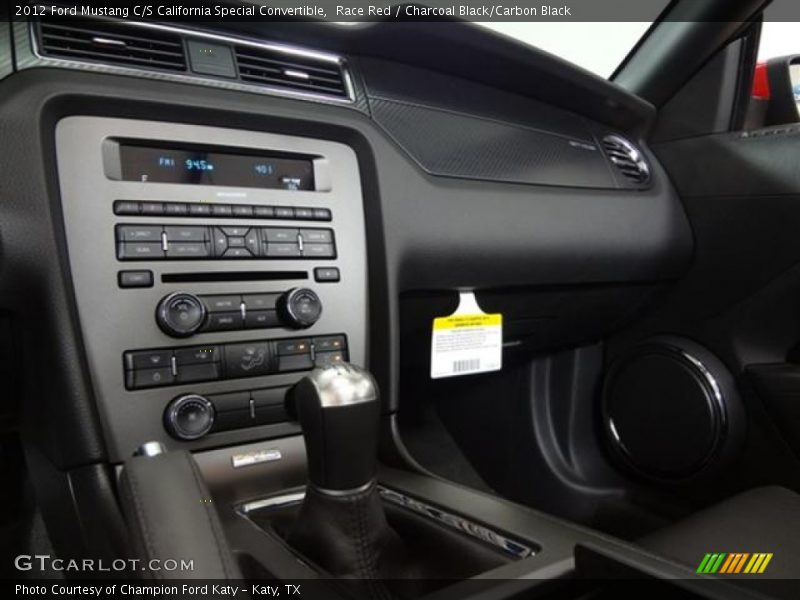 Race Red / Charcoal Black/Carbon Black 2012 Ford Mustang C/S California Special Convertible