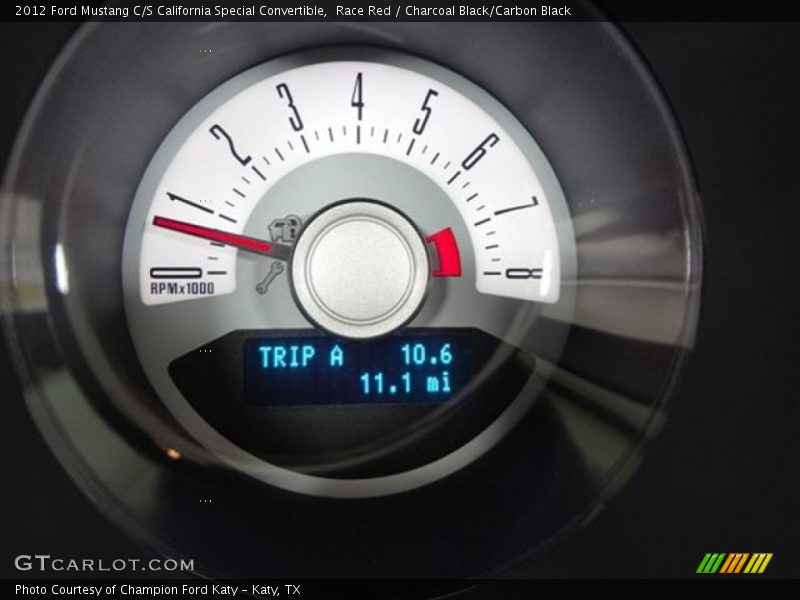 Race Red / Charcoal Black/Carbon Black 2012 Ford Mustang C/S California Special Convertible