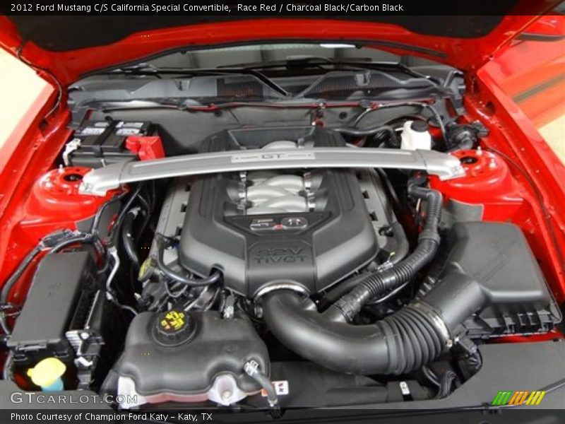  2012 Mustang C/S California Special Convertible Engine - 5.0 Liter DOHC 32-Valve Ti-VCT V8