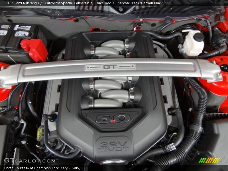  2012 Mustang C/S California Special Convertible Engine - 5.0 Liter DOHC 32-Valve Ti-VCT V8