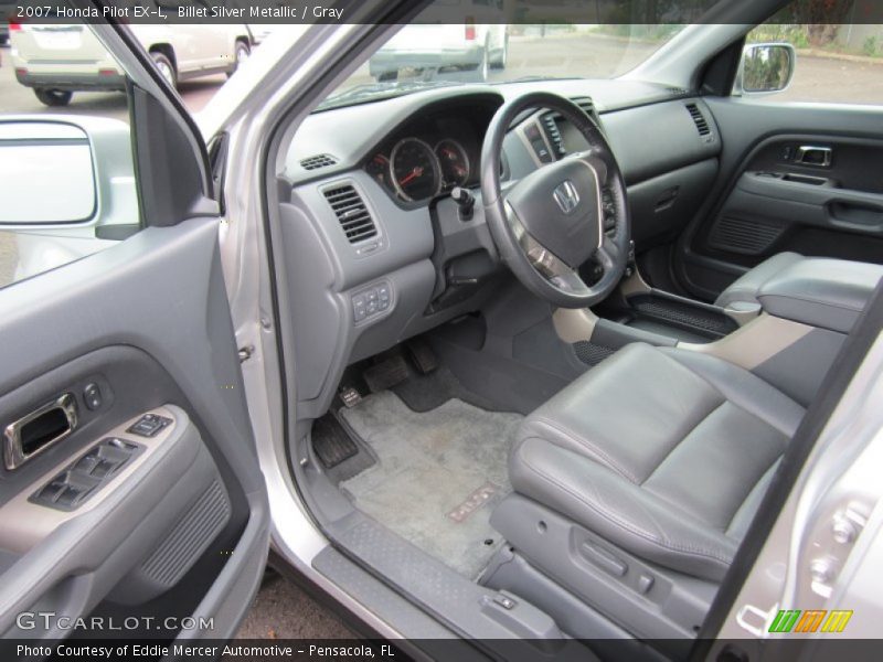  2007 Pilot EX-L Gray Interior