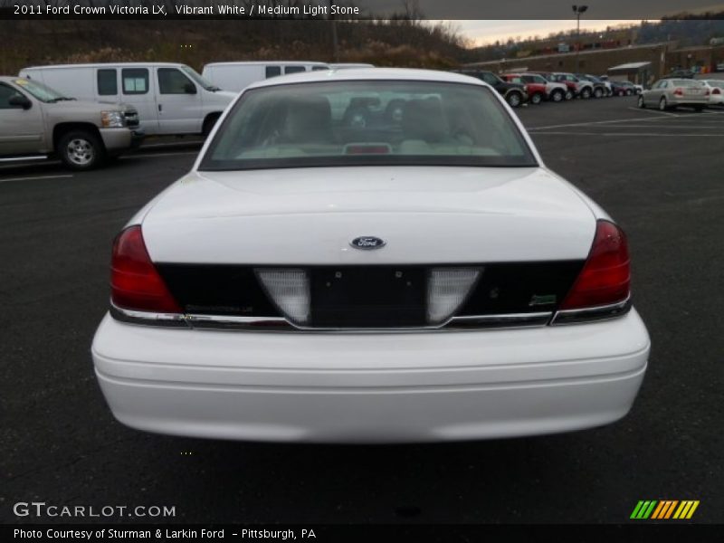 Vibrant White / Medium Light Stone 2011 Ford Crown Victoria LX