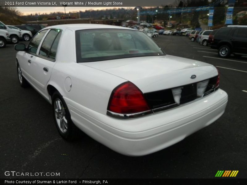 Vibrant White / Medium Light Stone 2011 Ford Crown Victoria LX