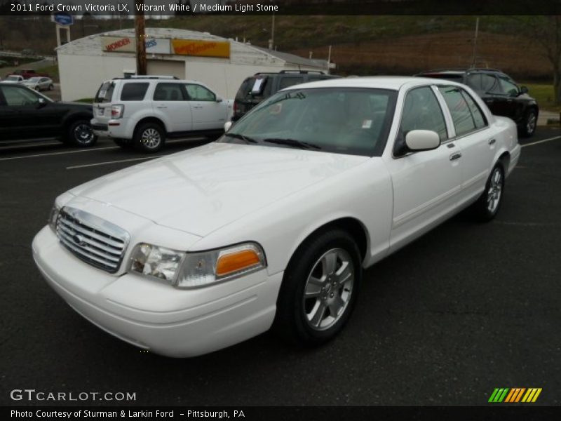Front 3/4 View of 2011 Crown Victoria LX