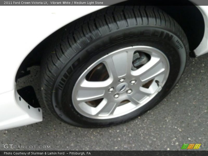 Vibrant White / Medium Light Stone 2011 Ford Crown Victoria LX