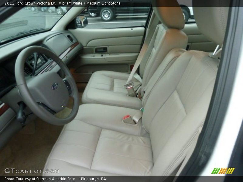 Vibrant White / Medium Light Stone 2011 Ford Crown Victoria LX