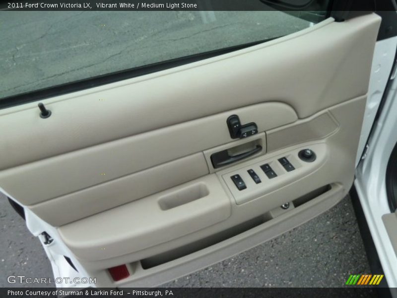 Vibrant White / Medium Light Stone 2011 Ford Crown Victoria LX