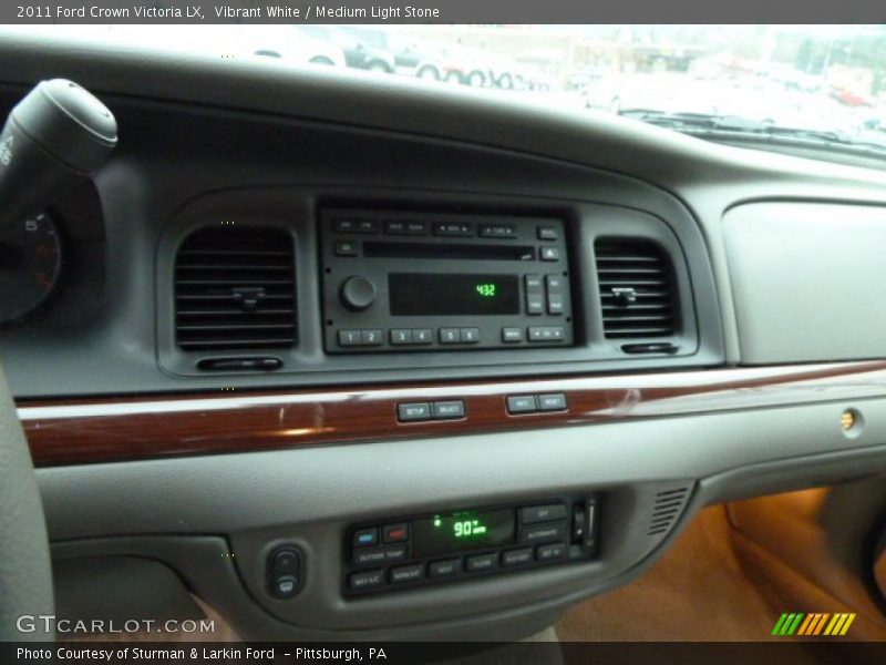 Vibrant White / Medium Light Stone 2011 Ford Crown Victoria LX