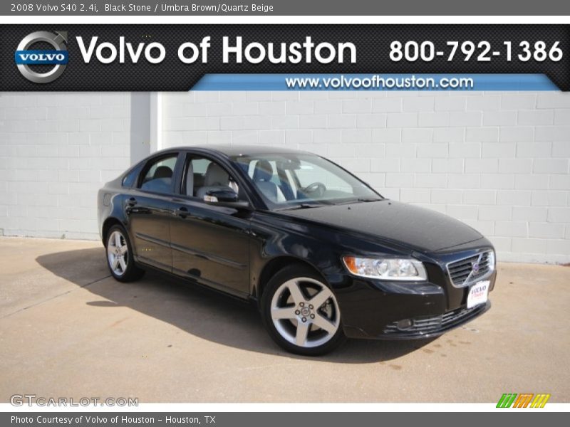 Black Stone / Umbra Brown/Quartz Beige 2008 Volvo S40 2.4i