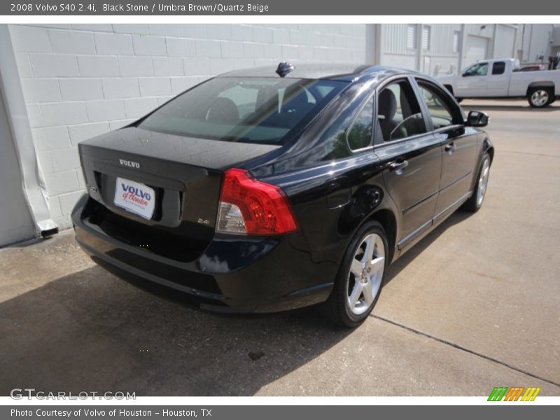 Black Stone / Umbra Brown/Quartz Beige 2008 Volvo S40 2.4i