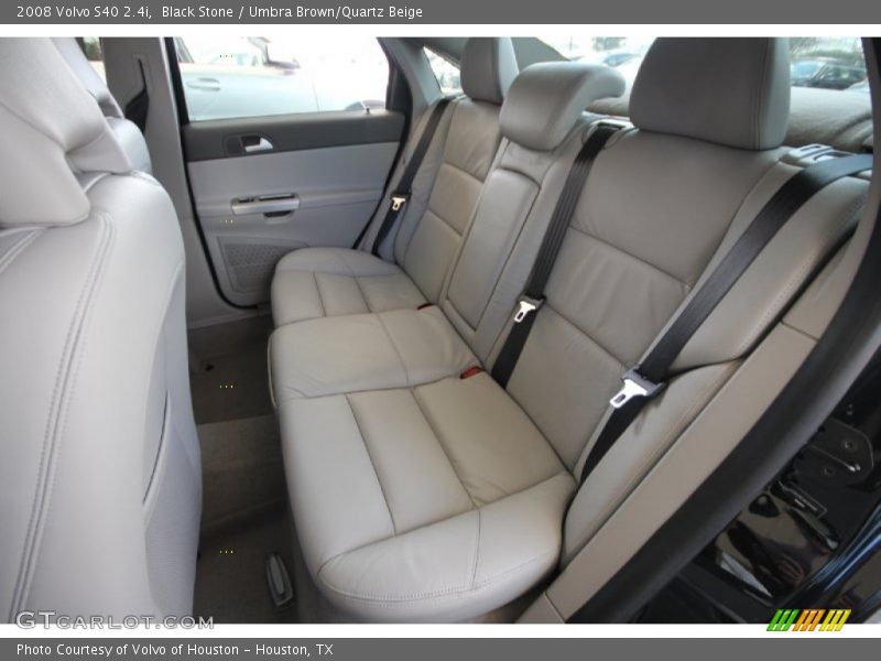 Black Stone / Umbra Brown/Quartz Beige 2008 Volvo S40 2.4i