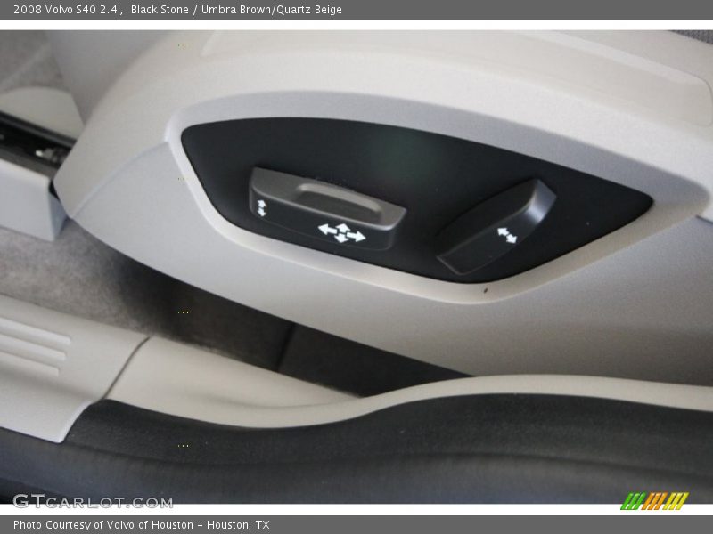 Black Stone / Umbra Brown/Quartz Beige 2008 Volvo S40 2.4i