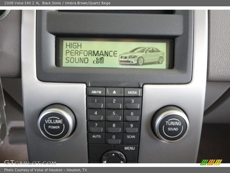 Black Stone / Umbra Brown/Quartz Beige 2008 Volvo S40 2.4i