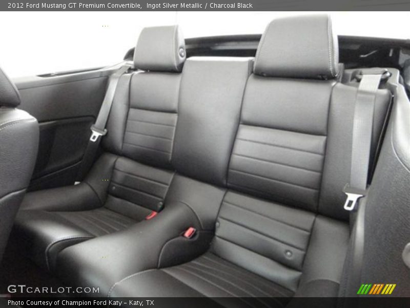  2012 Mustang GT Premium Convertible Charcoal Black Interior
