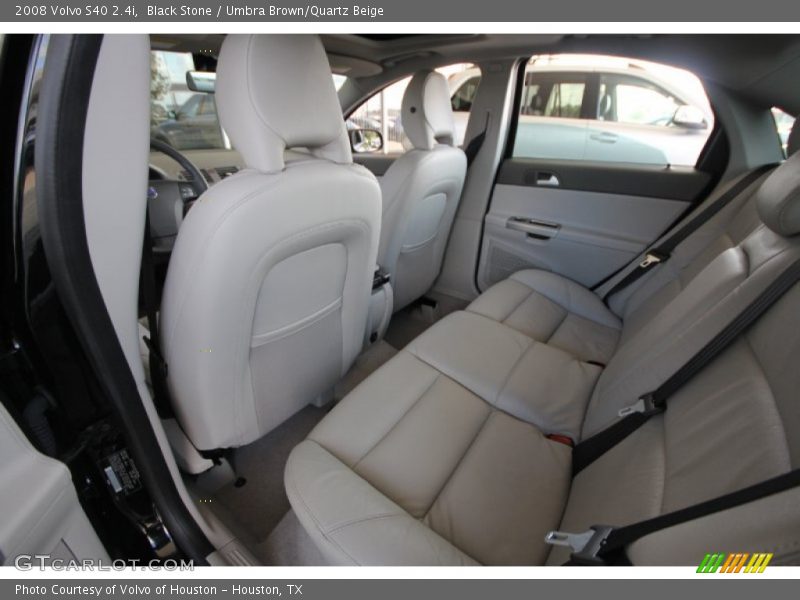Black Stone / Umbra Brown/Quartz Beige 2008 Volvo S40 2.4i