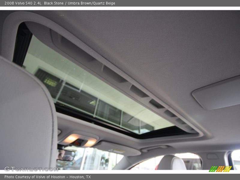 Black Stone / Umbra Brown/Quartz Beige 2008 Volvo S40 2.4i