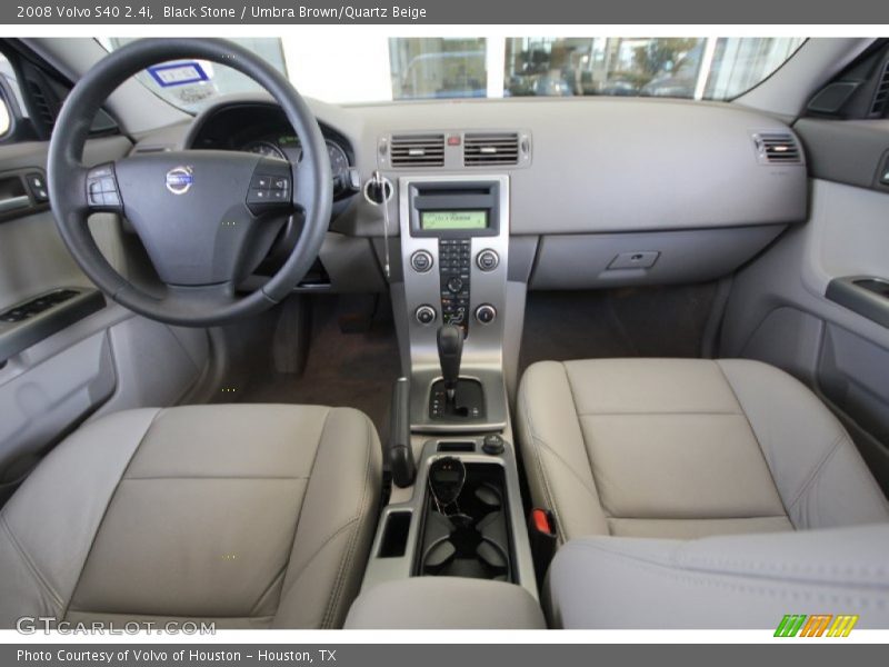 Black Stone / Umbra Brown/Quartz Beige 2008 Volvo S40 2.4i