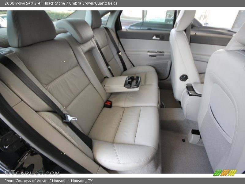 Black Stone / Umbra Brown/Quartz Beige 2008 Volvo S40 2.4i