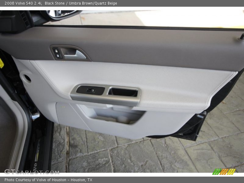 Black Stone / Umbra Brown/Quartz Beige 2008 Volvo S40 2.4i