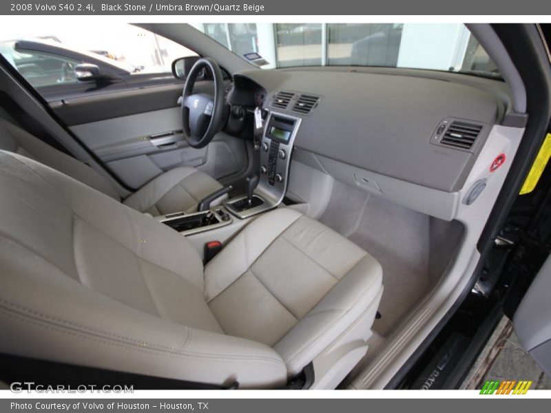 Black Stone / Umbra Brown/Quartz Beige 2008 Volvo S40 2.4i