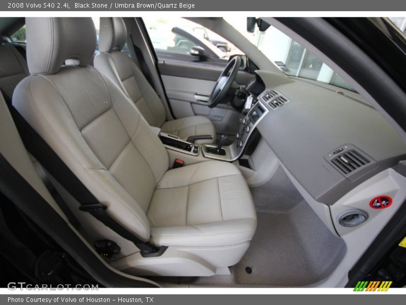Black Stone / Umbra Brown/Quartz Beige 2008 Volvo S40 2.4i
