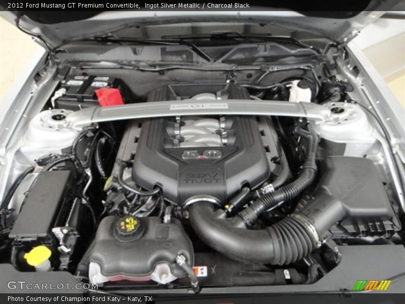  2012 Mustang GT Premium Convertible Engine - 5.0 Liter DOHC 32-Valve Ti-VCT V8