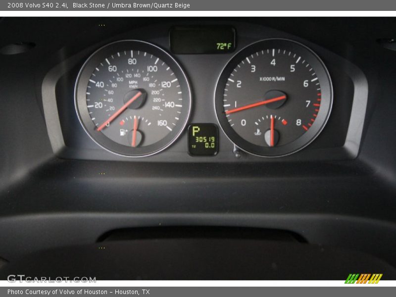 Black Stone / Umbra Brown/Quartz Beige 2008 Volvo S40 2.4i
