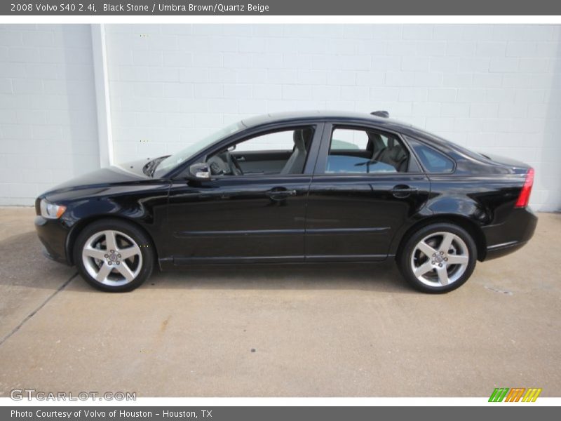 Black Stone / Umbra Brown/Quartz Beige 2008 Volvo S40 2.4i