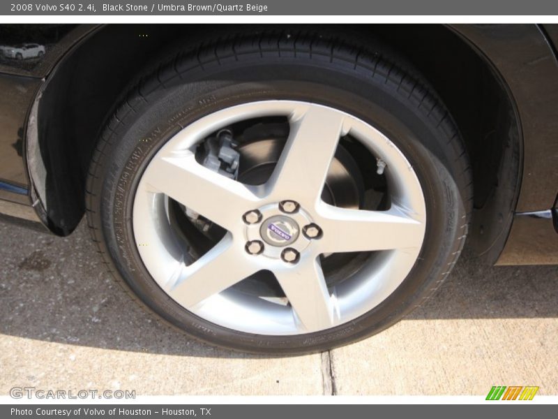 Black Stone / Umbra Brown/Quartz Beige 2008 Volvo S40 2.4i