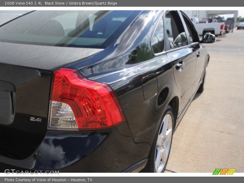 Black Stone / Umbra Brown/Quartz Beige 2008 Volvo S40 2.4i