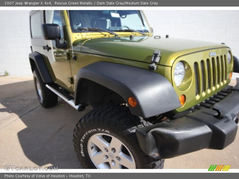 Rescue Green Metallic / Dark Slate Gray/Medium Slate Gray 2007 Jeep Wrangler X 4x4