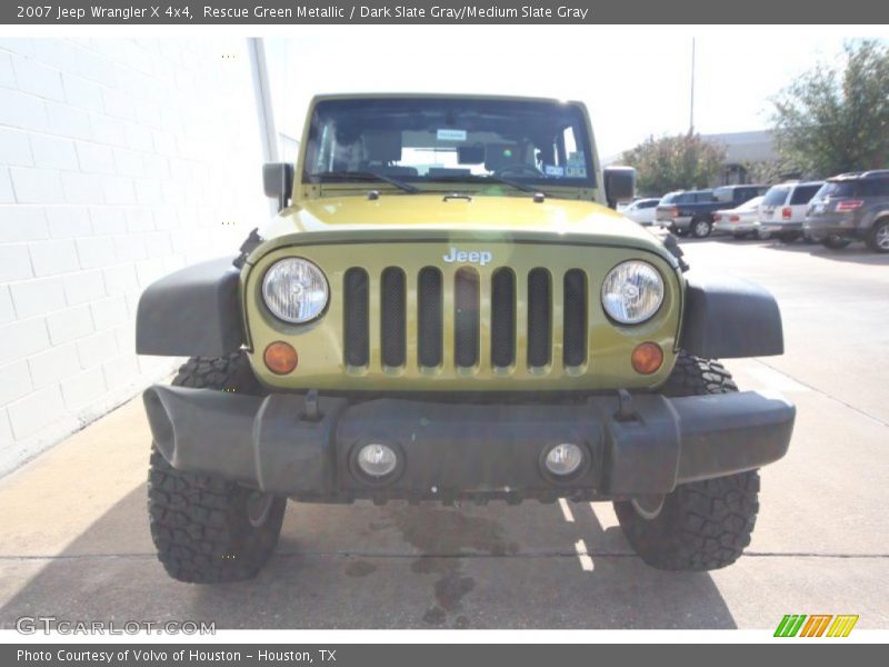 Rescue Green Metallic / Dark Slate Gray/Medium Slate Gray 2007 Jeep Wrangler X 4x4