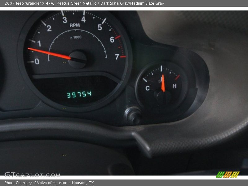 Rescue Green Metallic / Dark Slate Gray/Medium Slate Gray 2007 Jeep Wrangler X 4x4