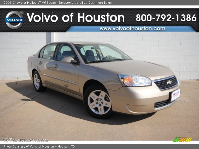 Sandstone Metallic / Cashmere Beige 2006 Chevrolet Malibu LT V6 Sedan