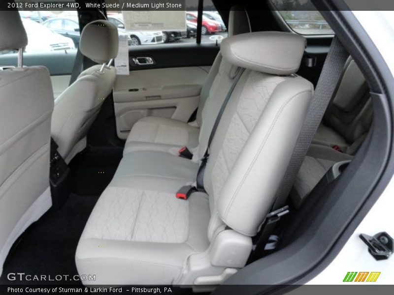 White Suede / Medium Light Stone 2012 Ford Explorer 4WD