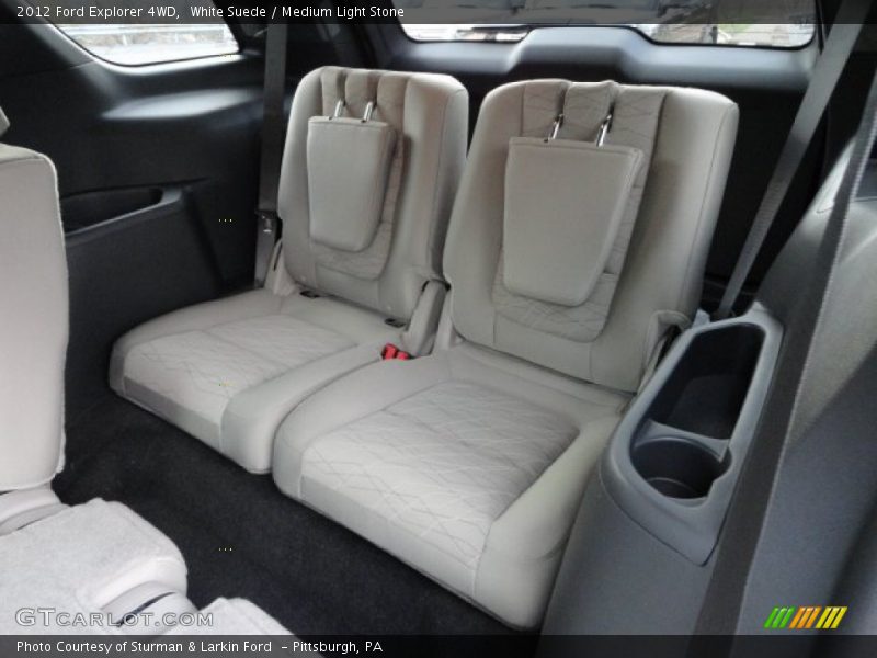 White Suede / Medium Light Stone 2012 Ford Explorer 4WD