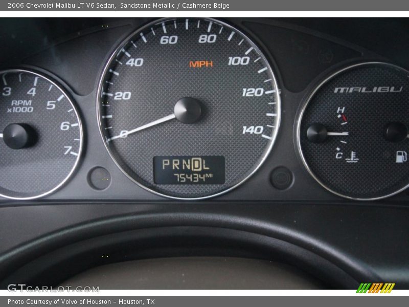 Sandstone Metallic / Cashmere Beige 2006 Chevrolet Malibu LT V6 Sedan