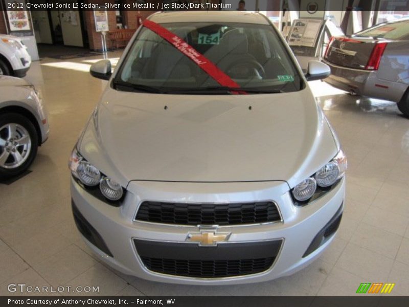 Silver Ice Metallic / Jet Black/Dark Titanium 2012 Chevrolet Sonic LS Sedan