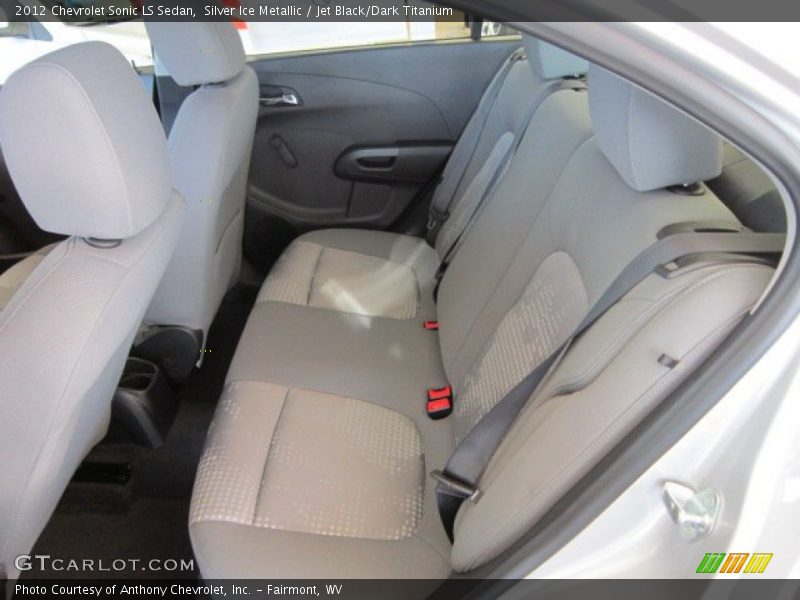 Silver Ice Metallic / Jet Black/Dark Titanium 2012 Chevrolet Sonic LS Sedan