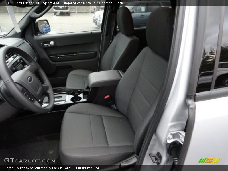 Ingot Silver Metallic / Charcoal Black 2012 Ford Escape XLT Sport AWD