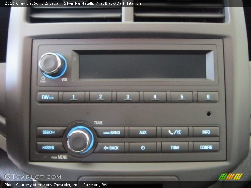 Controls of 2012 Sonic LS Sedan