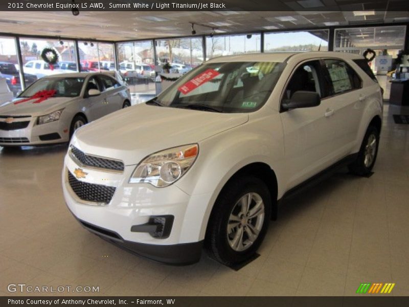 Summit White / Light Titanium/Jet Black 2012 Chevrolet Equinox LS AWD