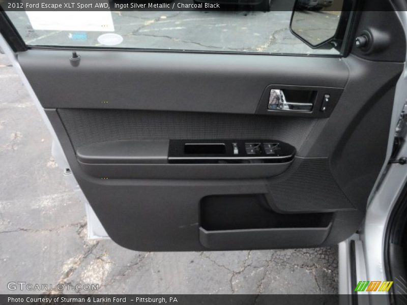 Ingot Silver Metallic / Charcoal Black 2012 Ford Escape XLT Sport AWD