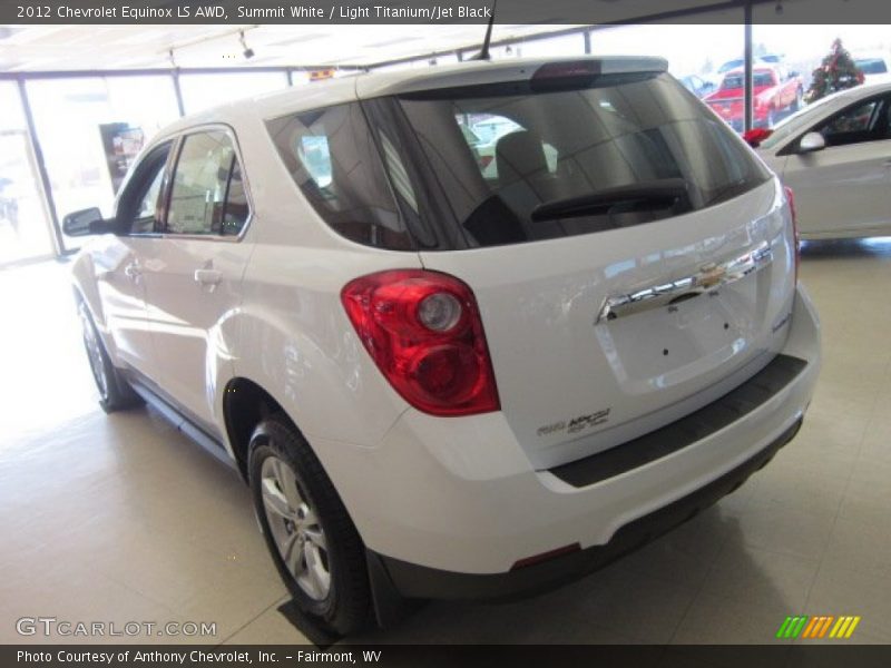 Summit White / Light Titanium/Jet Black 2012 Chevrolet Equinox LS AWD