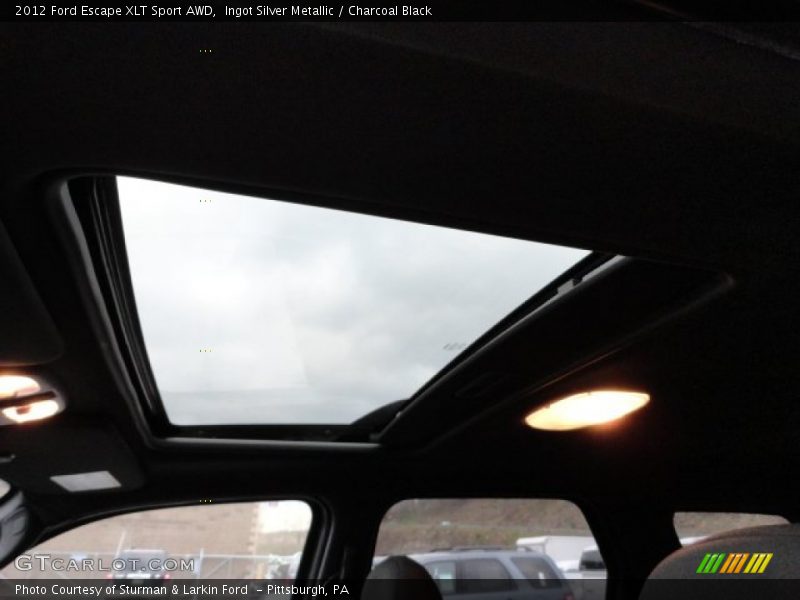 Ingot Silver Metallic / Charcoal Black 2012 Ford Escape XLT Sport AWD